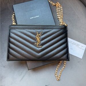 YSL monogram clutch / crossbody bag